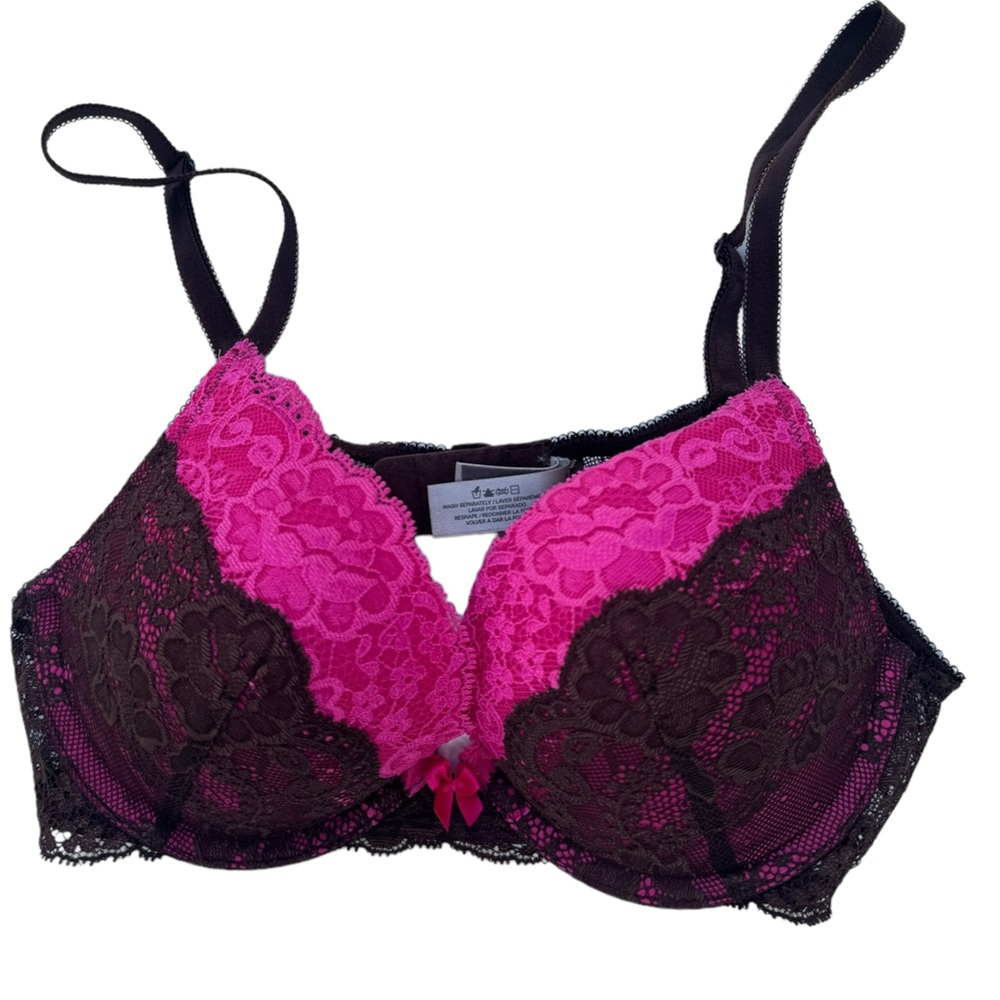 Victoria Secret Pink Lace Bra 32B